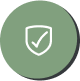 Securely logged activities icon